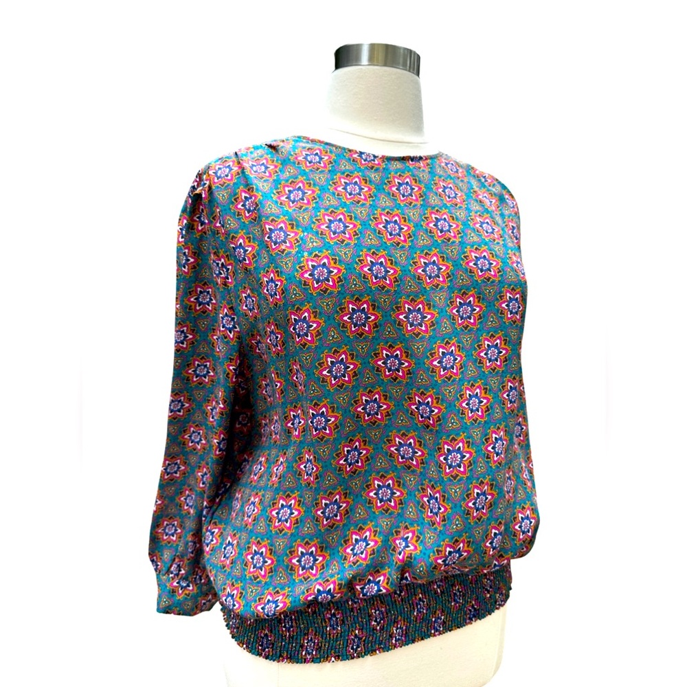 80’s Jordan II Smocked Waist Blouse. 20W